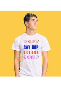 Don't say hop before jump